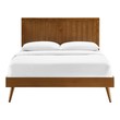 double platform bed Modway Furniture Beds Walnut