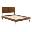 single bed platform base Modway Furniture Beds Walnut