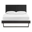 white king headboard and frame Modway Furniture Beds Black