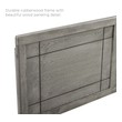 king frames Modway Furniture Beds Gray