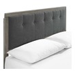 high platform bed frame queen Modway Furniture Beds Gray Charcoal