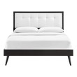 twin bed with frame and headboard Modway Furniture Beds Black White