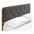 black platform bed frame Modway Furniture Beds Walnut Charcoal
