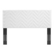 gray king headboard Modway Furniture Headboards White