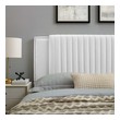 king size bed frame with high headboard Modway Furniture Headboards White