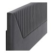 headboard queen with lights Modway Furniture Headboards Charcoal