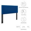 single bed fabric headboard Modway Furniture Headboards Navy
