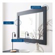 living room decorative wall mirror design Modway Furniture Case Goods Mirrors Blue