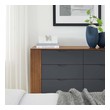 long dresser decor ideas Modway Furniture Case Goods Walnut Gray