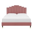 king bed with under storage Modway Furniture Beds Dusty Rose