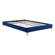 modern queen bed frame with storage Modway Furniture Beds Navy