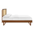 queen size mattress for platform bed Modway Furniture Beds Walnut