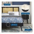 bed set for twin bed Modway Furniture Beds Black