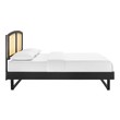 floor bed queen size Modway Furniture Beds Beds Black