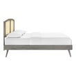mattress for platform bed queen Modway Furniture Beds Beds Gray