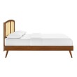 grey bed base Modway Furniture Beds Walnut