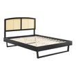 twin platform bed frame with storage Modway Furniture Beds Black
