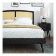 king size bed frame without headboard Modway Furniture Beds Beds Black