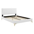 frame queen size Modway Furniture Beds White