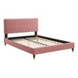 double full bed frame Modway Furniture Beds Dusty Rose