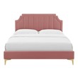 headboard bed set Modway Furniture Beds Dusty Rose