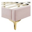 king bed frame low headboard Modway Furniture Beds Pink