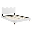 green queen bed frame Modway Furniture Beds White