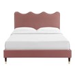 queen adjustable bed frame with headboard Modway Furniture Beds Dusty Rose