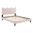 high profile king bed frame Modway Furniture Beds Pink