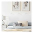 king headboard and frame with storage Modway Furniture Beds White