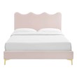 buy queen bed frame Modway Furniture Beds Pink
