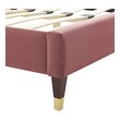 cheap king size bed frame with headboard Modway Furniture Beds Dusty Rose