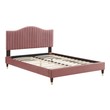 twin bed with storage and headboard Modway Furniture Beds Dusty Rose