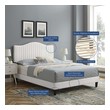 headboard for platform bed king Modway Furniture Beds White