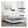 bed frame and bed set Modway Furniture Beds White