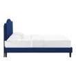 low profile king bed frame Modway Furniture Beds Navy
