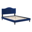 black queen platform bed Modway Furniture Beds Navy