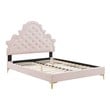 queen platform bed Modway Furniture Beds Pink