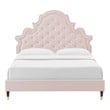 king size bed frame metal Modway Furniture Beds Pink