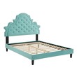 white king size bed frame with headboard Modway Furniture Beds Mint