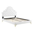 twin platform bed with storage and headboard Modway Furniture Beds White