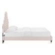 walnut platform bed queen Modway Furniture Beds Pink