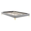king bed frame with storage ikea Modway Furniture Beds Light Gray