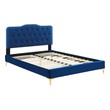 white twin headboard Modway Furniture Beds Navy