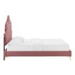 king size under bed storage Modway Furniture Beds Dusty Rose