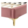 queen bed gray Modway Furniture Beds Dusty Rose