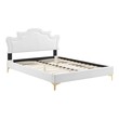queen bed base with drawers Modway Furniture Beds White