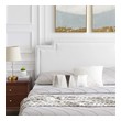 twin bed with shelves and drawers Modway Furniture Beds White