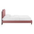 platform upholstered bed frame Modway Furniture Beds Dusty Rose