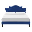 bedroom headboard set Modway Furniture Beds Navy
